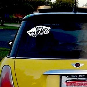 Kids on board {Vans skateboard} Car decal